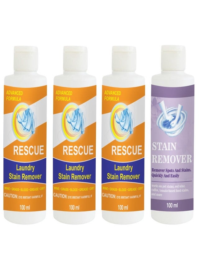 مجموعة مزيل البقع من توفوس، عبوة من 3 قطع باللون البرتقالي ومزيل البقع البنفسجي | محلول تنظيف متعدد الأسطح للملابس والأقمشة والمفروشات (100 غرام لكل قطعة) - Image 1